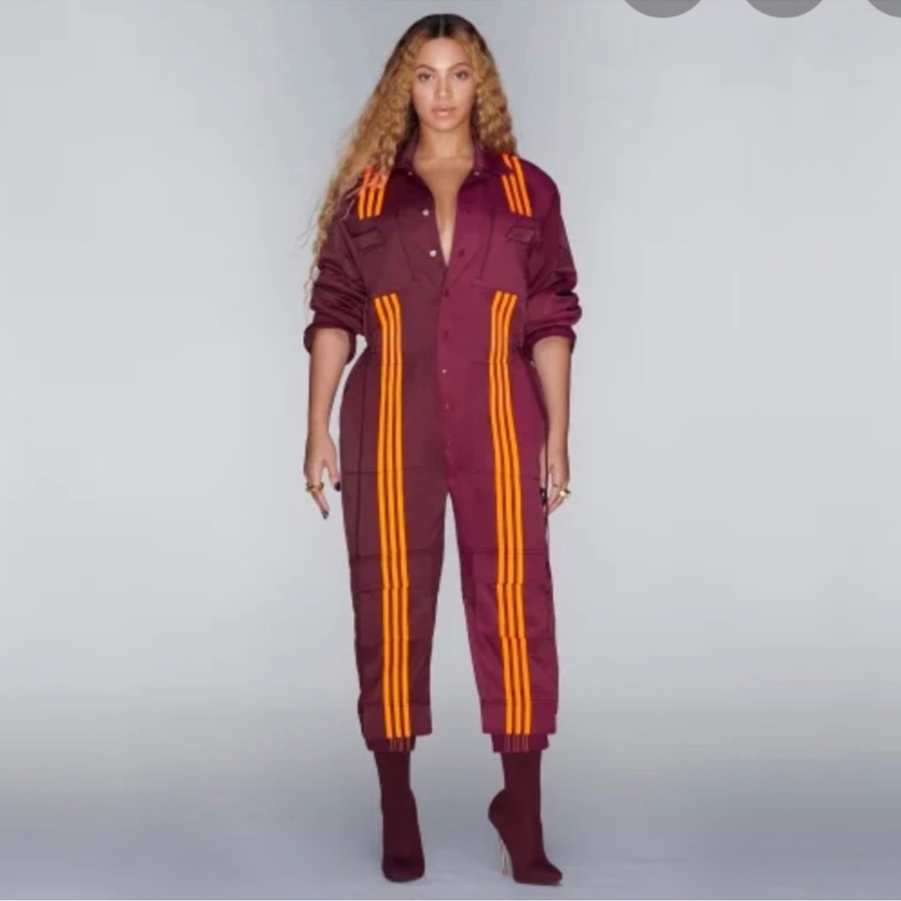 IVY PARK Red and Orange Sporty Jumpsuit